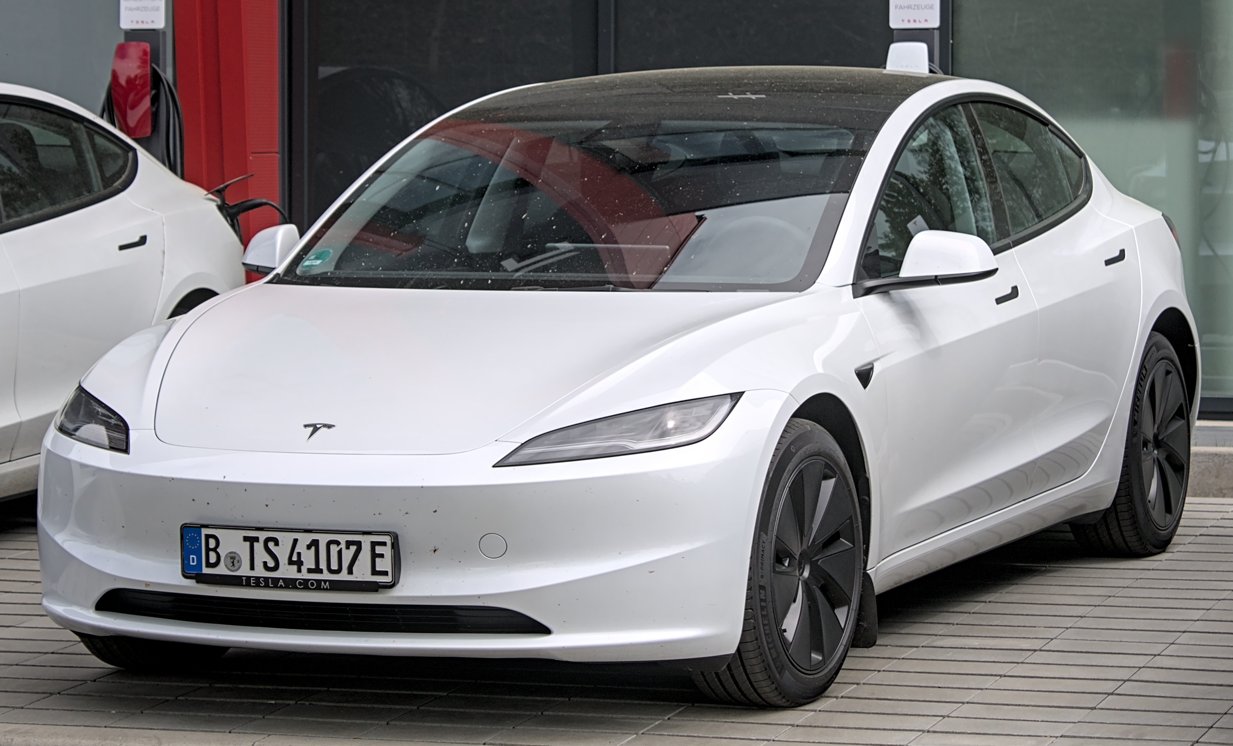 Real Tesla Model 3 Highland electric car